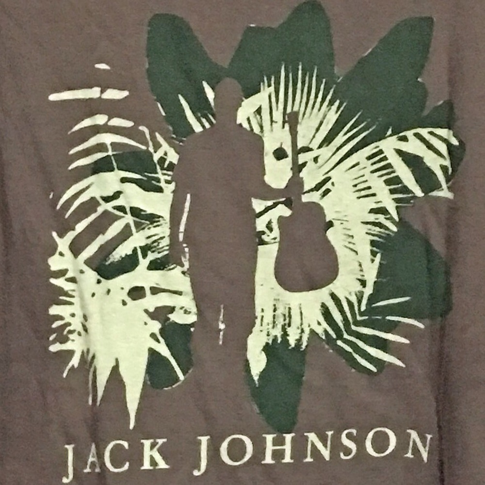 Musician Jack Johnson Music Tee Large NWOT